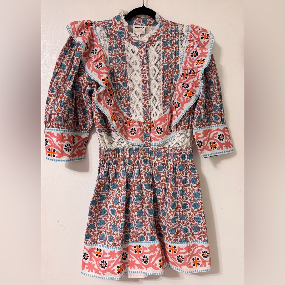 Place Nationale Flounce Trim Romper